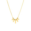 Mini Bar Drop and Bead Station Necklace