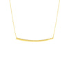 Thin Curved Bar Adjustable Necklace