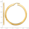 14K Polished Hoop Earrings