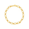 Hollow Oval Link 1+1 Chain Necklace