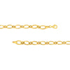 Hollow Oval Link 1+1 Chain Necklace