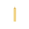 Long Vertical Bar Engravable Charm