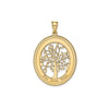 Family Tree Oval Pendant