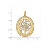 Family Tree Oval Pendant