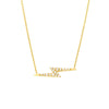 Diamond Thunderbolt Necklace