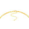 Mixed-Chain Triple Strand Necklace