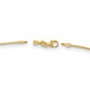 14K 1.2mm Omega Necklace Detachable clasp Omega Necklace