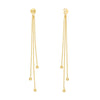 Bead Chain Earring Extensions with Bead Tips