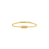 Mini Bar Ring on Chain with Sizing Bar