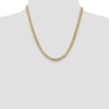14K 5.75mm Flat Beveled Curb Chain