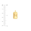 Puffy Rectangle Pendant