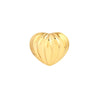 Fluted Heart Small Stud Earrings