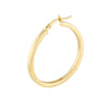2 X 30mm Square Hoop Earrings