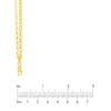 Double Layer Light Oval Rolo Necklace