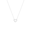 Mini Open Heart Necklace