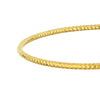 Slip-On Textured Tube Bangle
