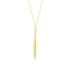 Diamond Trio Bombe Marquise Drop Necklace