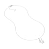 Script 'U' with Diamond Bezel Necklace
