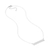 Adjustable 18' Bar Necklace with 2pt Diamond