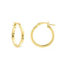 2 X 20mm Square Hoop Earrings