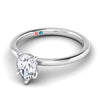 Lab Grown Diamond Solitaire Petite Engagement Ring