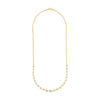 2-1/2tcw Diamond Assending Stone Necklace