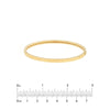 Fluted Hinge Weave Bangle Bracelet