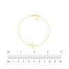 Heartbeat on Chain Adjustable Bracelet