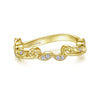 14K Yellow Gold Diamond Wedding Band