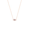 Mini CZ Evil Eye Adjustable Necklace