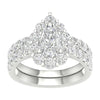 14K 3.00Ct Lab Grown Bridal Set
