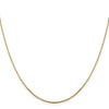 14K 1mm Sparkle Octagonal Box Chain