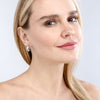 Sterling Silver Graduated Open Hoop Earrings