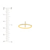 Sideways Cross Ring with 1/6tcw Diamond