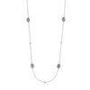 White/Black Filigree Station Long &amp; Love
