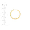 Emerald &amp; Diamond Hoop Earrings (3/8tcw)