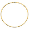14K 4mm Two-tone Reversible Omega Necklace