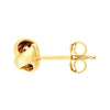 Polished Love Knot Stud Earrings