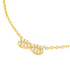 Mini CZ Infinity Adjustable Necklace