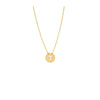 So You Cutout No.7 Mini Disc Necklace
