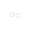 2mm x 15mm Polished Hoop Earrings