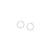 2mm x 15mm Polished Hoop Earrings