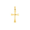 Flare-edged Cross Pendant