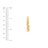 Graduated Rolo Dangle Earrings