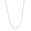 1.35mm Rose/White Dorica Chain with Lobster Lock