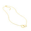 Interlocked Hexagon Rings Necklace