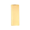 Curved Medium Bar Stud Earrings