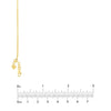 Adjustable Popcorn Chain Necklace with Slider Bead