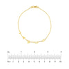 Block Initials Adjustable Bracelet