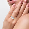 10K 0.50Ct Diamond Bridal Ring